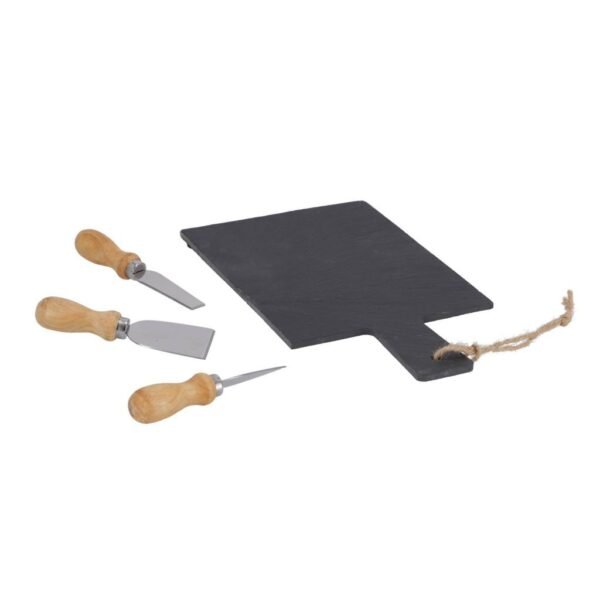 Excellent Houseware Leistenen Kaasplank met 3 Kaasmesjes - Afbeelding 6