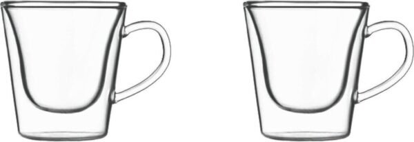 Luigi Bormioli Thermic Koffie-en Theeglas 29,5cl Dubbelwandig 2 stuks