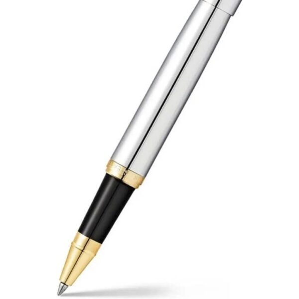Sheaffer SF-E1942251 Rollerball VFM M Polished Chrome Gold Plated - Afbeelding 2