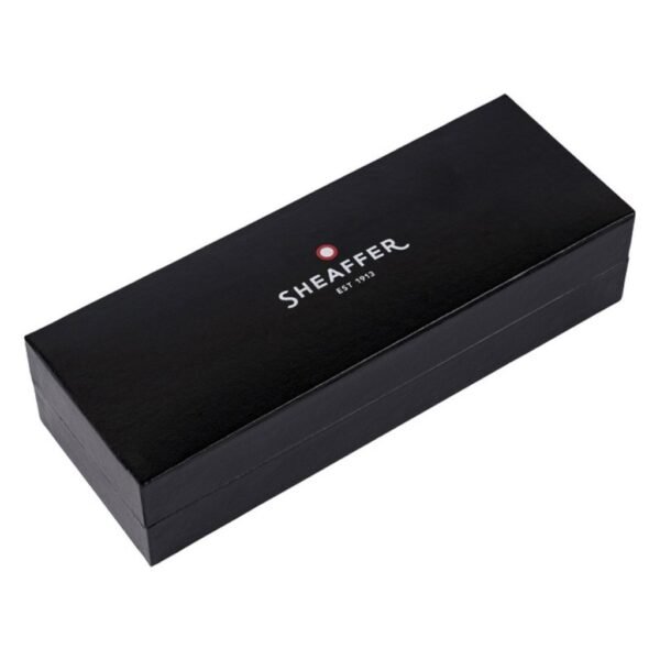Sheaffer SF-E1931351 Rollerball 100 M Glossy Black Barrel Brushed Chrome Cap Nickel Plated - Afbeelding 3