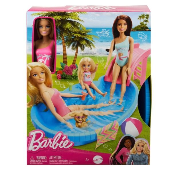 Barbie Zwembad met Pop
