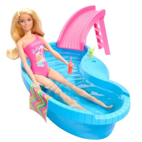 Barbie Zwembad met Pop - Afbeelding 2