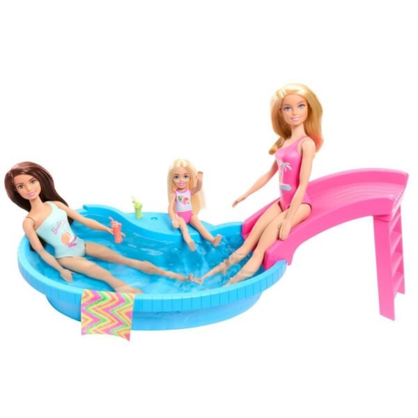 Barbie Zwembad met Pop - Afbeelding 4