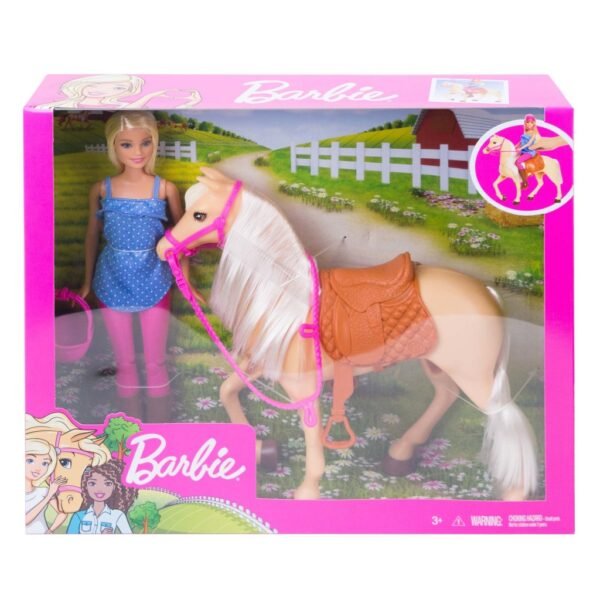 Barbie Pop en Paard met Accessoires - Afbeelding 3