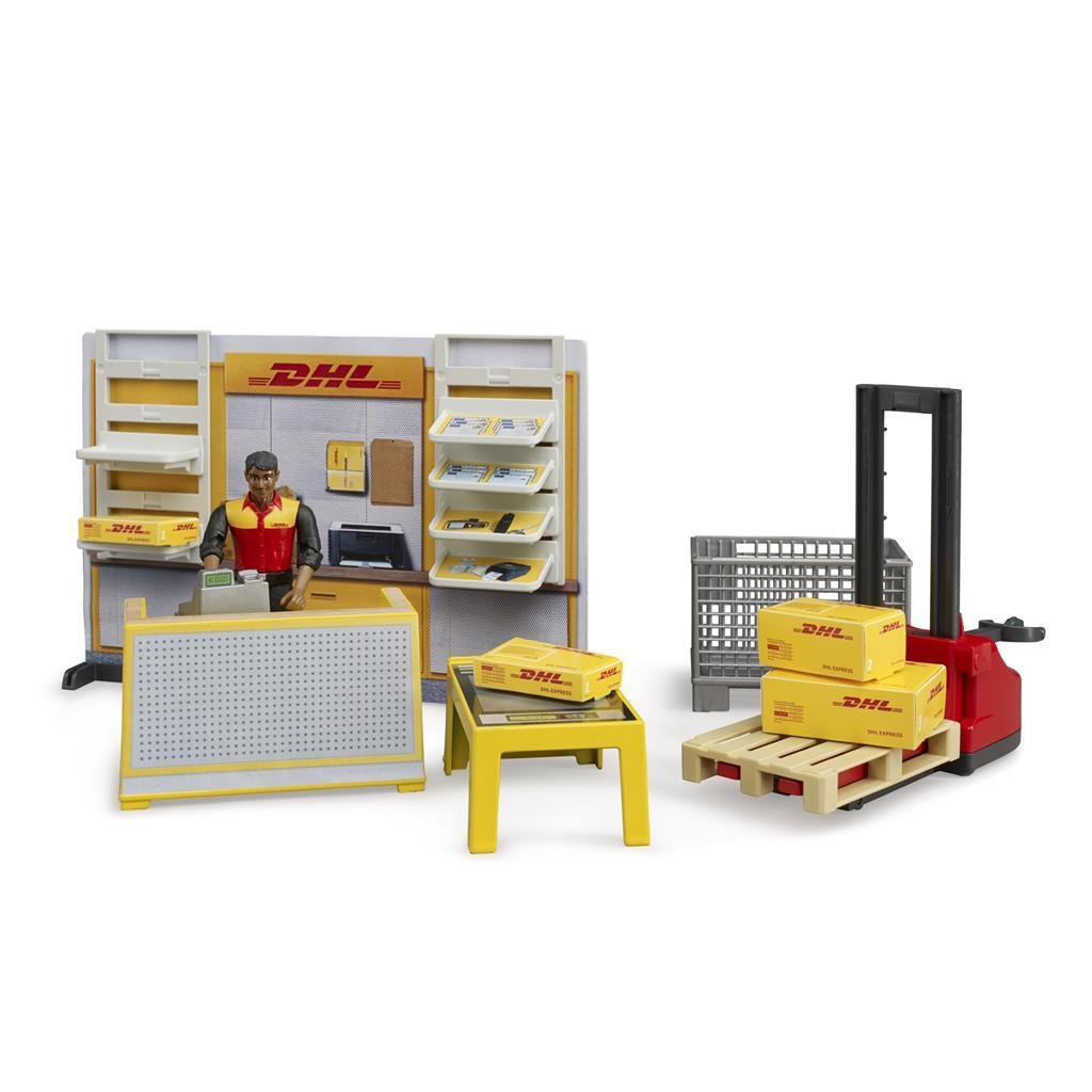 Bruder 62251 DHL Pakketdienst Speelset - Afbeelding 2