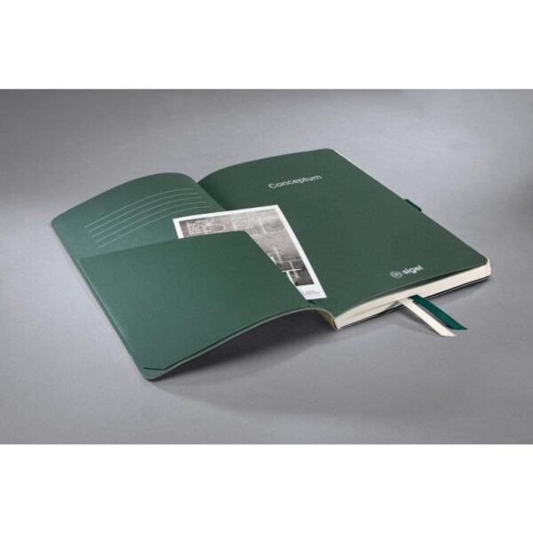 Sigel SI-SY557 Notitieboek Conceptum Houtmotief A5 Lijn 194 Pagina's Bruin - Afbeelding 2
