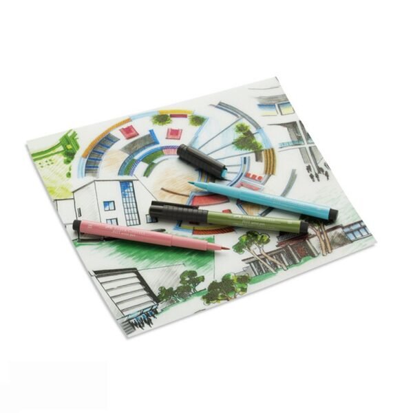 Faber Castell FC-167699 Artist Pen Big Brush Black 199 4 Stuks - Afbeelding 2