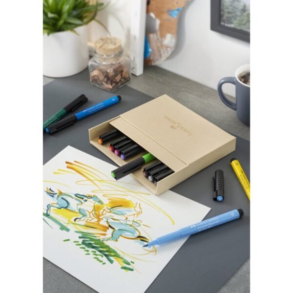 Faber Castell FC-167190 Tekenstift Pitt Artist Pen Brush 12 Stuks - Afbeelding 4