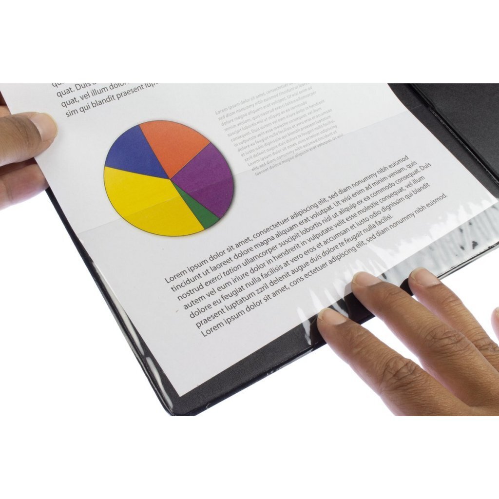 Seco SE-570-PVC-BK Klembord met Klep A4+ Zwart - Afbeelding 4