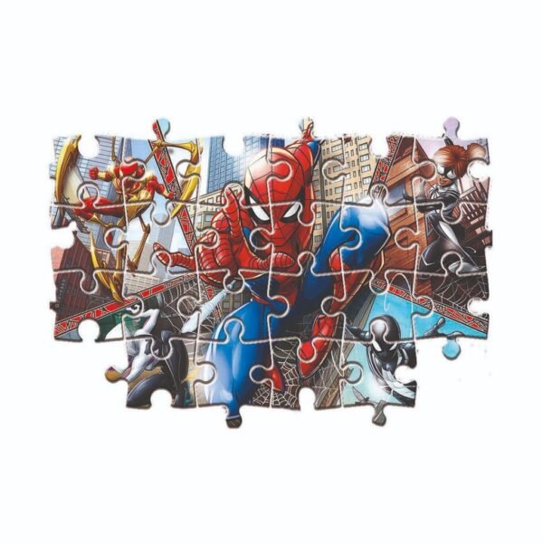 Clementoni Supercolor Puzzel Spiderman 2x60 Stukjes - Afbeelding 4