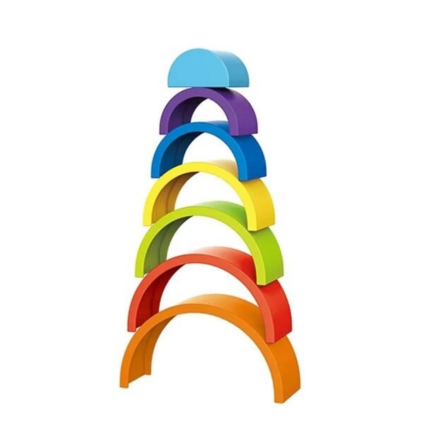 Little Stars Regenboog Stapeltoren 7-delig - Afbeelding 3