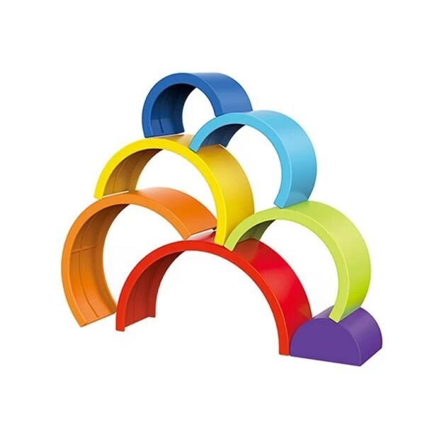 Little Stars Regenboog Stapeltoren 7-delig - Afbeelding 4
