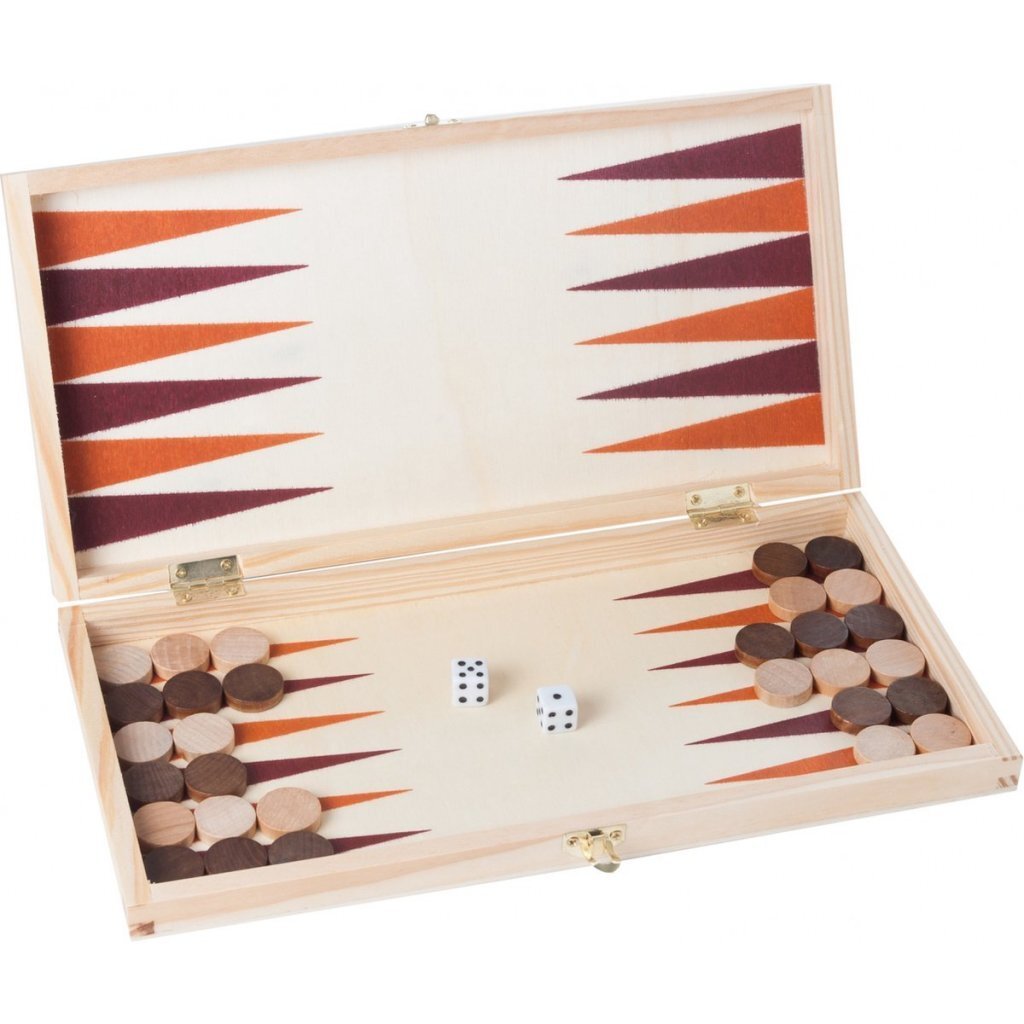Longfield Schaak en Backgammon Houten Cassette 30x16x4 cm - Afbeelding 3