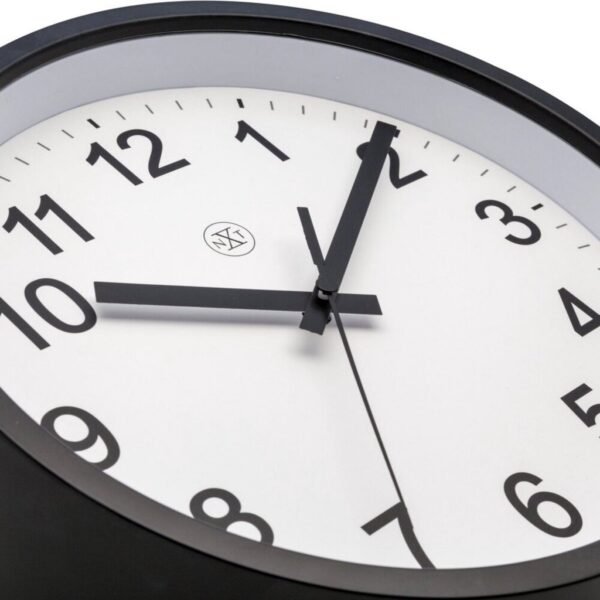 NeXtime NX-7366ZW Wandklok Robust 25.5 cm Zwart/Wit - Afbeelding 3
