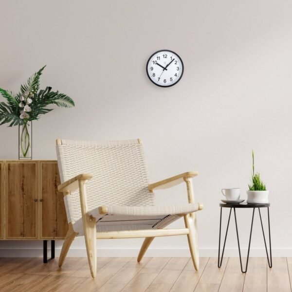 NeXtime NX-7366ZW Wandklok Robust 25.5 cm Zwart/Wit - Afbeelding 5