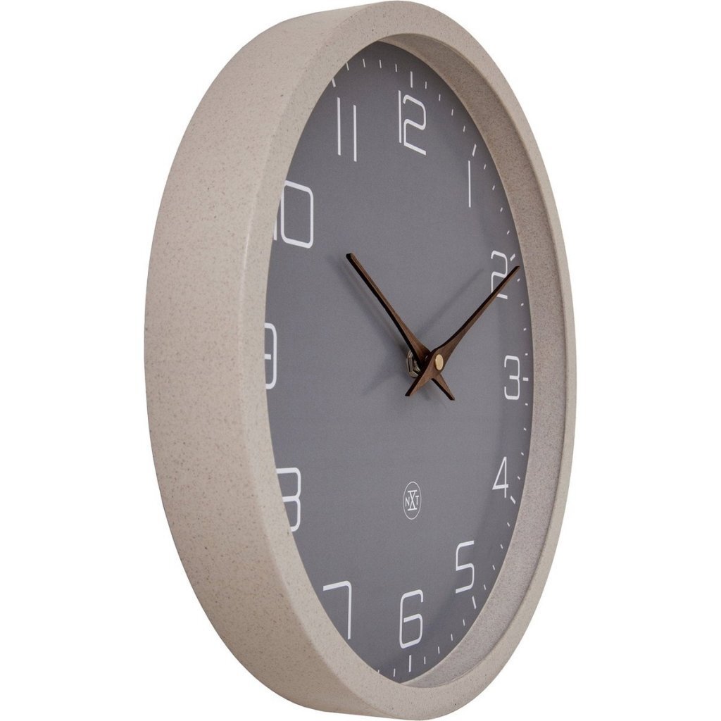 NeXtime NX-7373BE Wandklok ECO 30 cm Beige - Afbeelding 2
