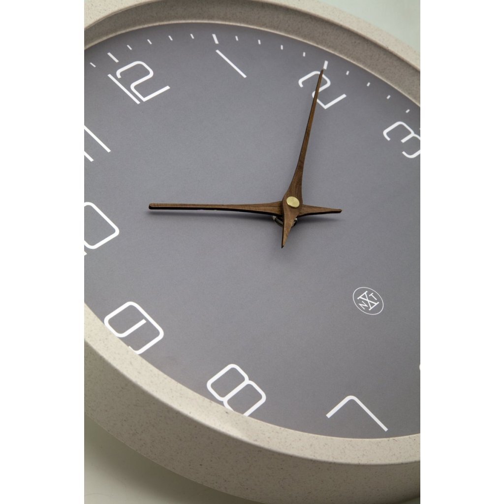 NeXtime NX-7373BE Wandklok ECO 30 cm Beige - Afbeelding 3