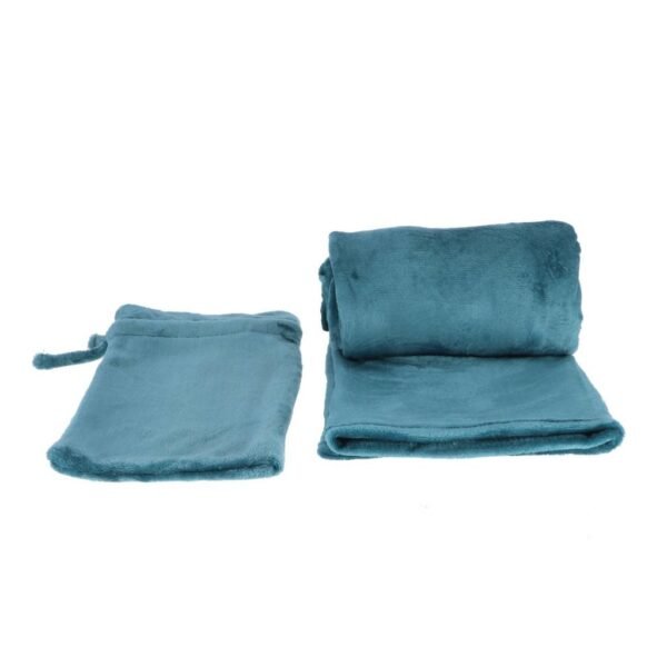 Atmosphere Plaid 150x200 cm Petrol/Polyester - Afbeelding 4