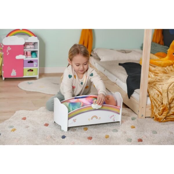 Baby Born Regenboog Bed + Licht en Geluid Wit - Afbeelding 5