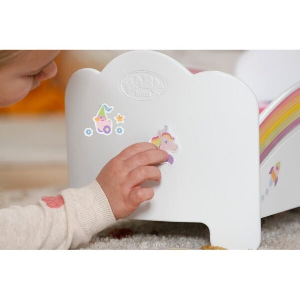 Baby Born Regenboog Bed + Licht en Geluid Wit - Afbeelding 7