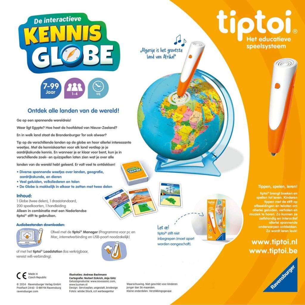 Tiptoi De Interactieve Kennis Globe - Afbeelding 3