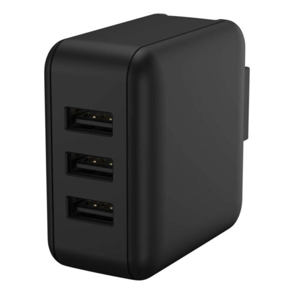 Ansmann USB Reisstekker VS/VK/EU Zwart - Afbeelding 3