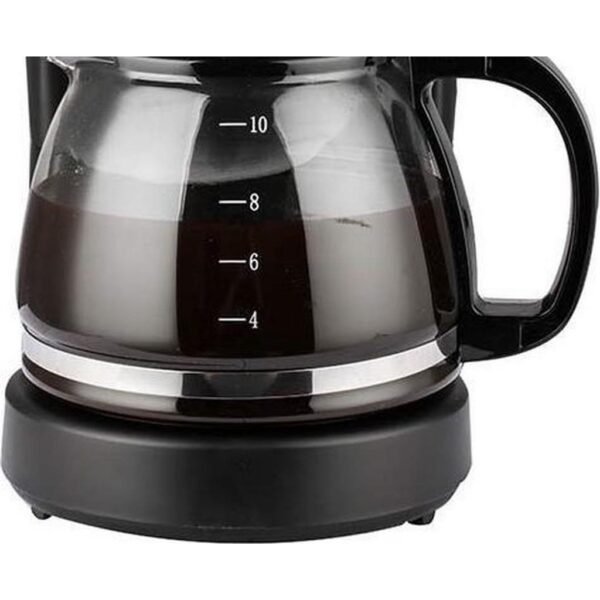 Lentz Koffiezetapparaat 1.25L 750W Zwart - Afbeelding 2