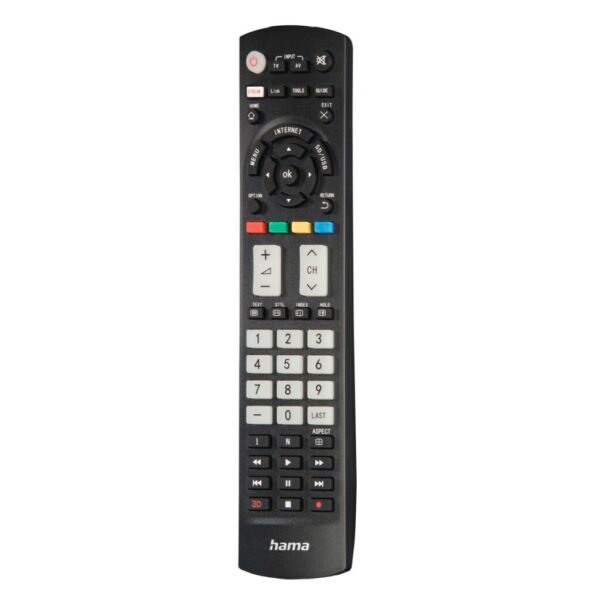 Hama Universele Afstandsbediening Panasonic TV IR Lerend + Lichtgevende Toetsen Zwart - Afbeelding 3