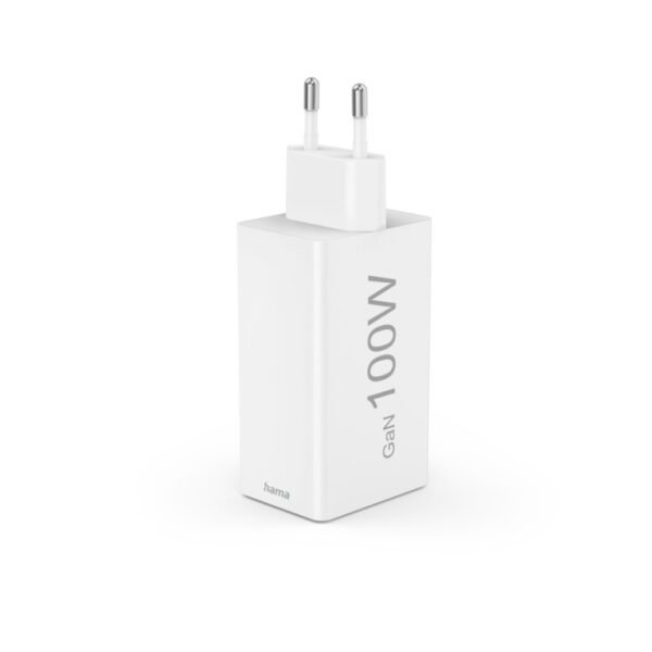 Hama Snellader GaN 2x USB C PD 1x USB A QC 100W Wit - Afbeelding 5