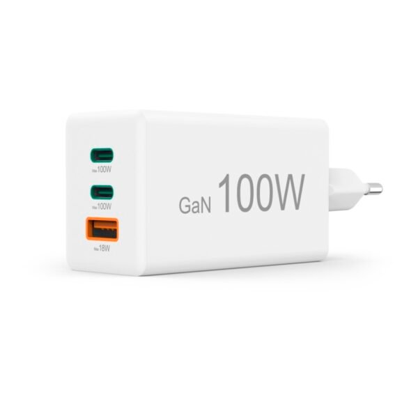 Hama Snellader GaN 2x USB C PD 1x USB A QC 100W Wit - Afbeelding 7