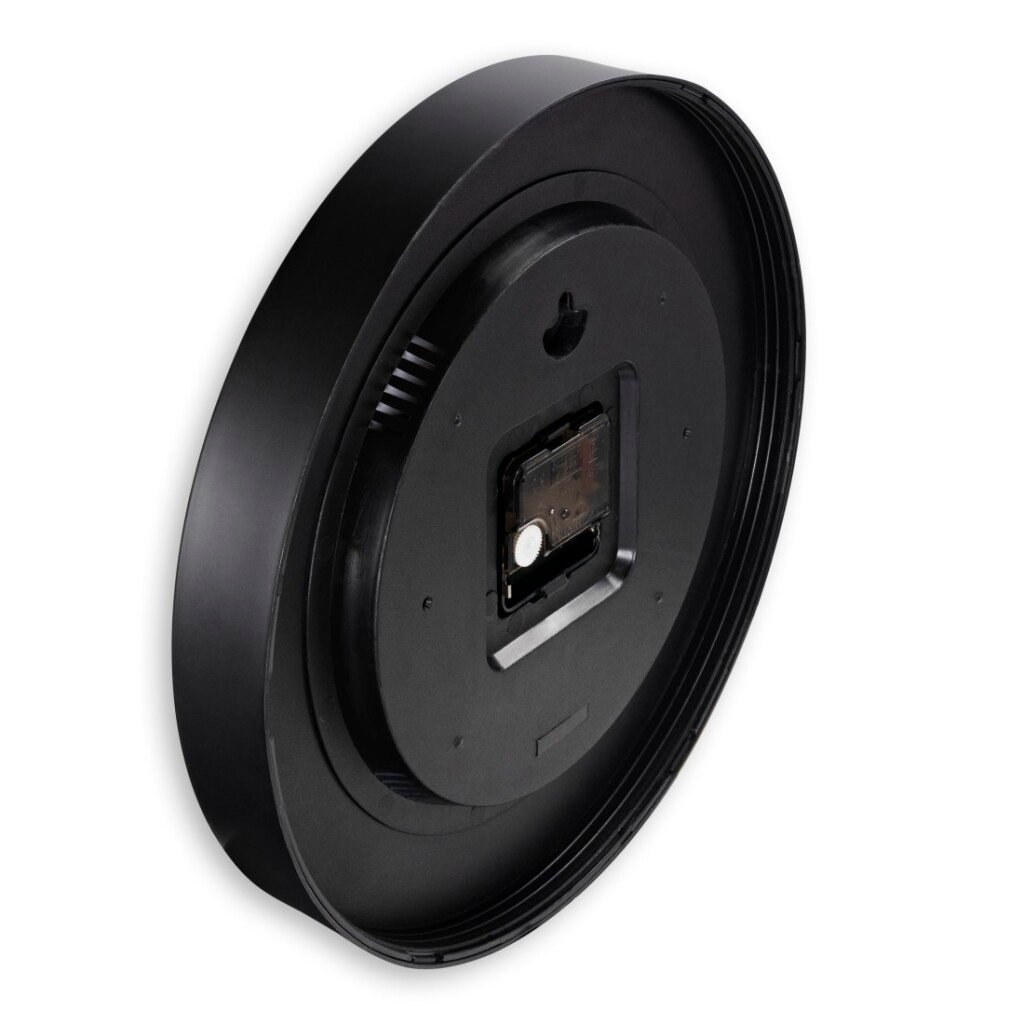 Hama Wandklok Santorini Tikt Niet + Thermo-Hygrometer 30 cm Zwart/Wit - Afbeelding 3