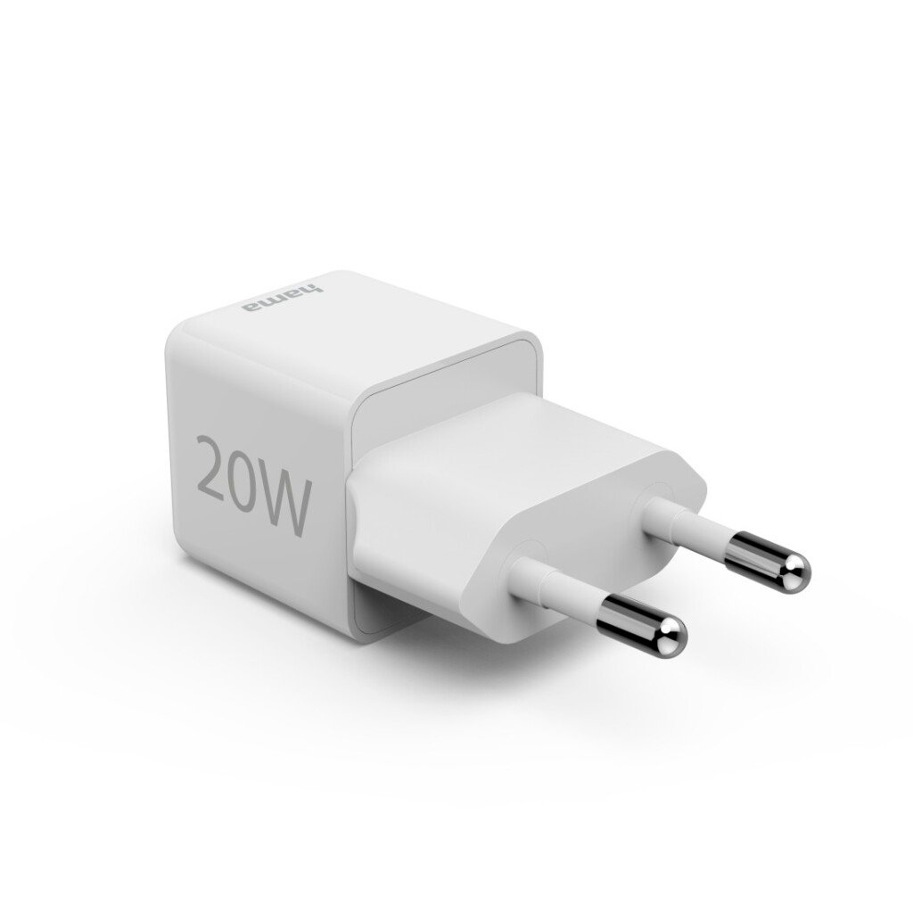 Hama Snellader USB-C PD/Qualcomm® Super-Mini-Charger 20 W Wit - Afbeelding 3