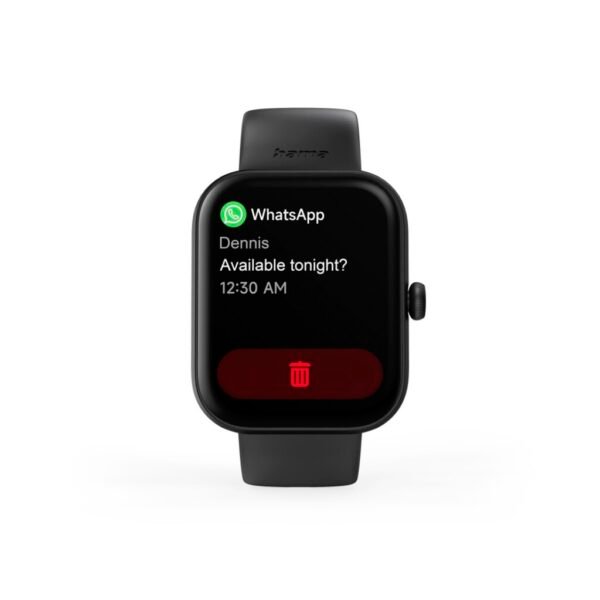 Hama Smartwatch 5000 Telefoonfunctie Slaapanalyse Waterdicht 1.65 Inch Zwart - Afbeelding 2