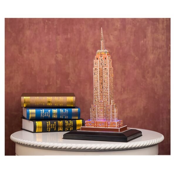 Cubic Fun 3D Puzzel Empire State Building + LED Verlichting 58 Stukjes - Afbeelding 3