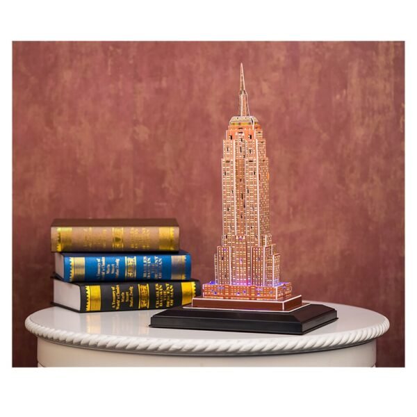 Cubic Fun 3D Puzzel Empire State Building + LED Verlichting 58 Stukjes - Afbeelding 5