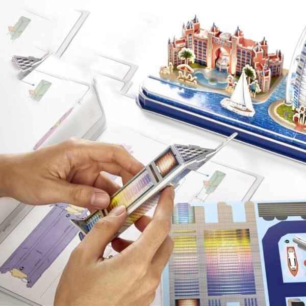 Cubic Fun 3D LED Puzzel Dubai 182 Stukjes - Afbeelding 4
