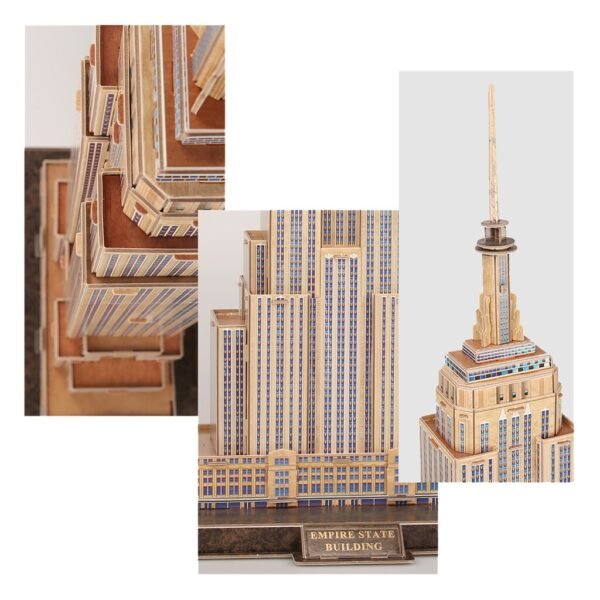 Cubic Fun National Geographic 3D Puzzel The Empire State Building 66 Stukjes - Afbeelding 3