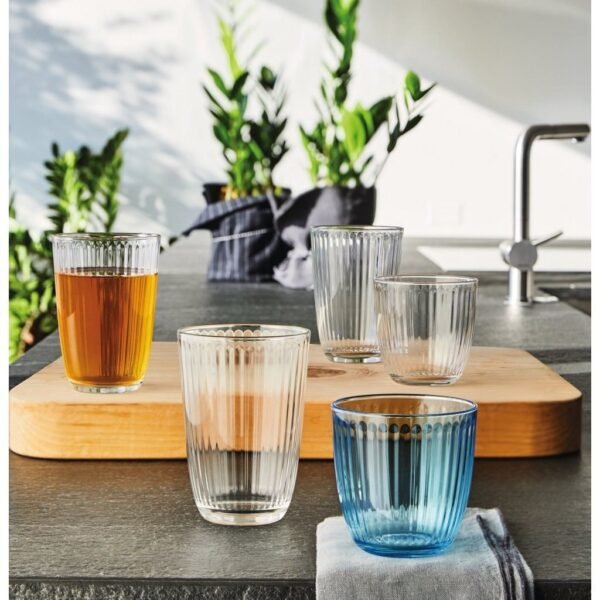 Bormioli Rocco Waterglazen 290 ml 6 Stuks Blauw/Transparant/Glas - Afbeelding 2