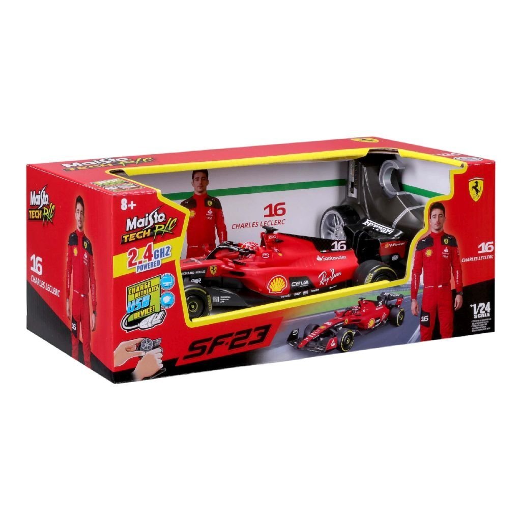 Maisto Tech RC Ferrari Leclerc SF23 1:24 - Afbeelding 6