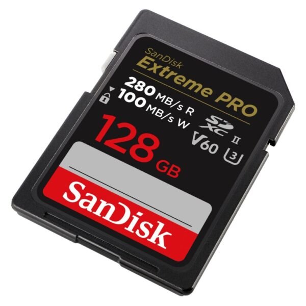 Sandisk SDXC Extreme Pro 128GB 280MB/s-100MB/s UHS-II V60 - Afbeelding 3
