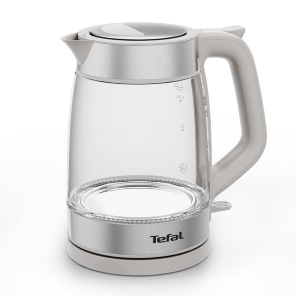 Tefal KI605B Glazen Waterkoker 1.7L 2200W Grijs/RVS - Afbeelding 2