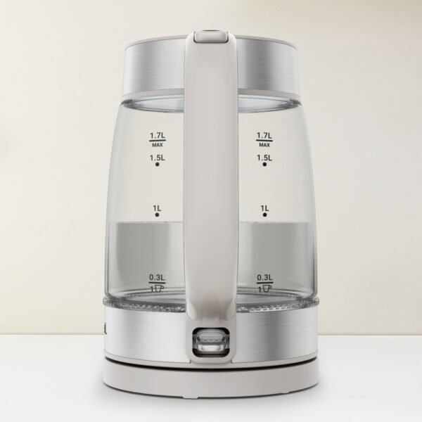 Tefal KI605B Glazen Waterkoker 1.7L 2200W Grijs/RVS - Afbeelding 9