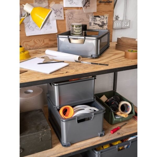 Curver Unibox 15L 35x27x22 cm Grijs - Afbeelding 2