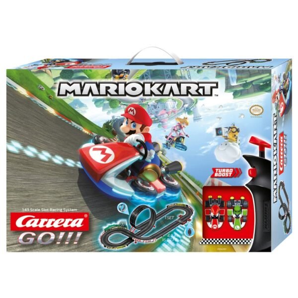 Carrera Go Racebaan Mariokart + 2 Controllers en 2 Auto's - Afbeelding 2