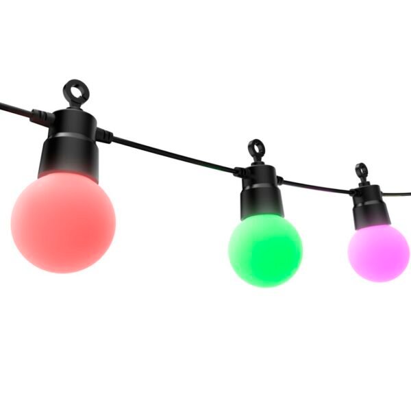 Hama Slimme LED-Verlichting voor Buiten met Kleurverandering 800 cm Zwart - Afbeelding 2