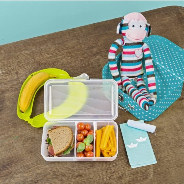 Rotho Fun Lunchbox met Verdeelschotjes 1.7L Transparant - Afbeelding 4
