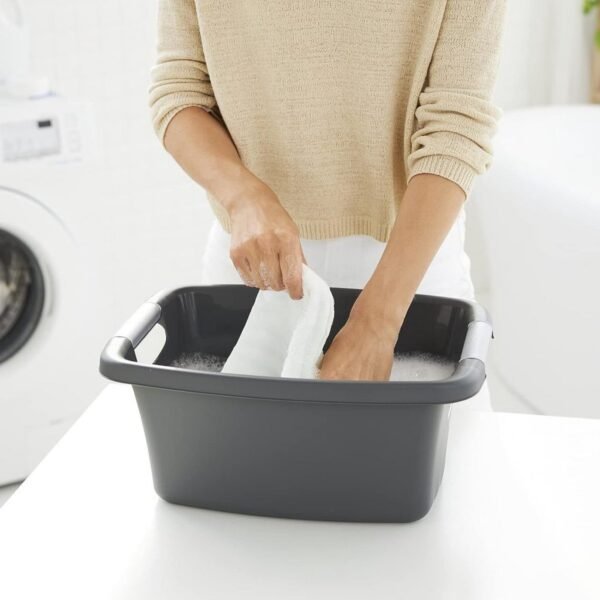 Rotho Flowers Wasmand 12L Antraciet - Afbeelding 3