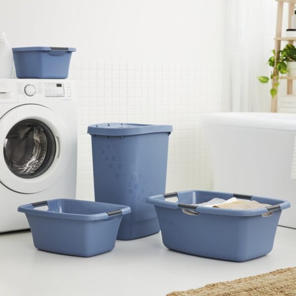 Rotho Flowers Wasmand 25L Horizon Blauw - Afbeelding 2