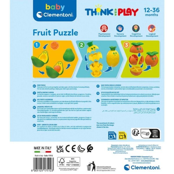 Clementoni Baby Puzzel Fruit - Afbeelding 7