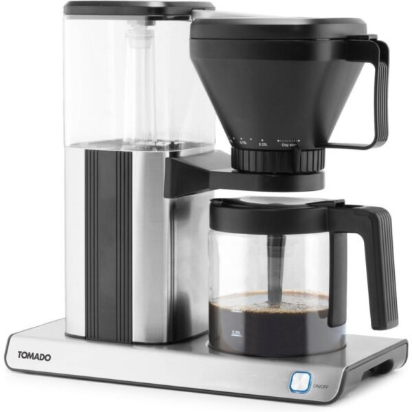 Tomado TCM1301S Koffiezetapparaat 1.25L RVS/Zwart - Afbeelding 2